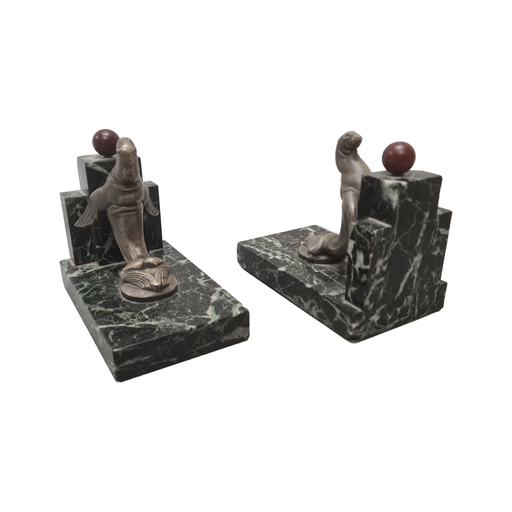 Maurice Frecourt Art Deco bookends, circa 1925