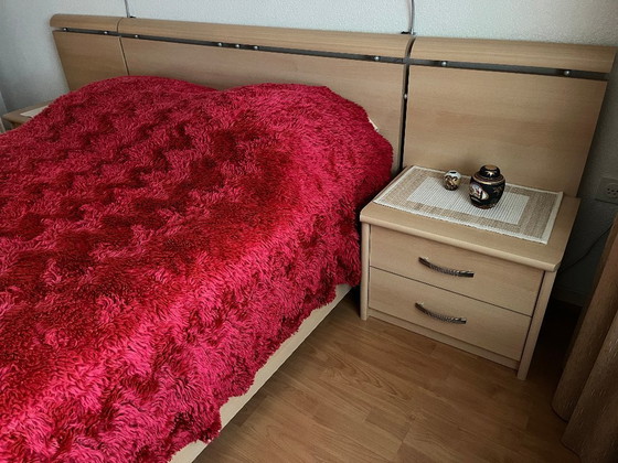 Image 1 of slaapkamer ameublement compleet met electr. lattenbodems
