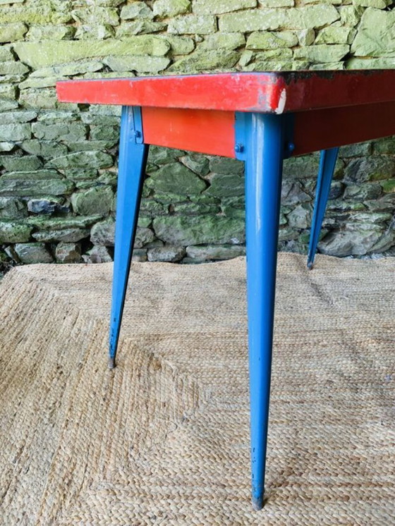 Image 1 of Tavolo in metallo Tolix T55 degli anni &#39;50