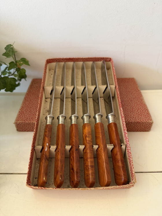 Image 1 of Friedr. Set di coltelli Herder Art Déco