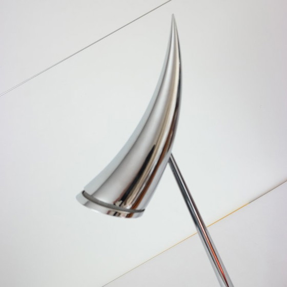Image 1 of Philippe Starck, lampada 'ARA', metallo cromato lucido (FLOS, Italia).