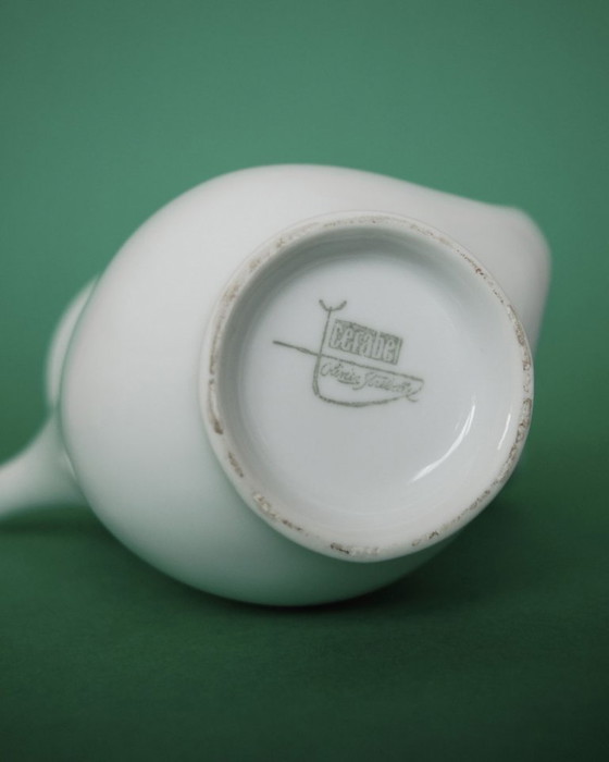 Image 1 of Seltene Kaffeekanne aus der Serie „Service à Moka“ von Oliver Strebelle für Cerabel, Belgien, 1954