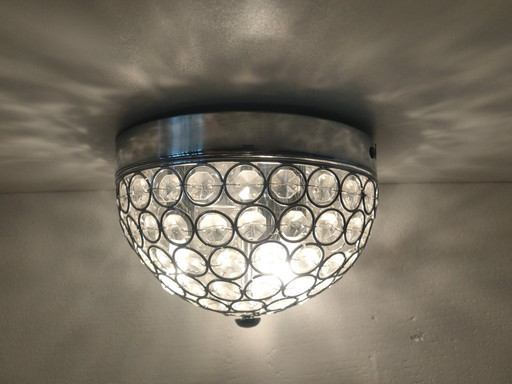 Retro transparent halogen ceiling light (smaller version).
