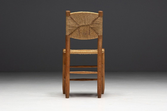 Image 1 of Sedie da pranzo "Bauche" di Charlotte Perriand per Steph Simon, Francia, anni '50