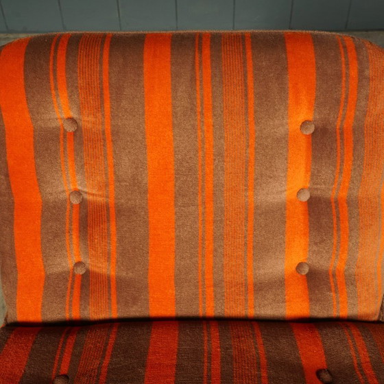 Image 1 of Midcentury modulaire zithoek/zitgroep – velours – jaren 70