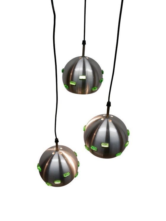 Image 1 of Lampada a sospensione a cascata Space Age, anni '70