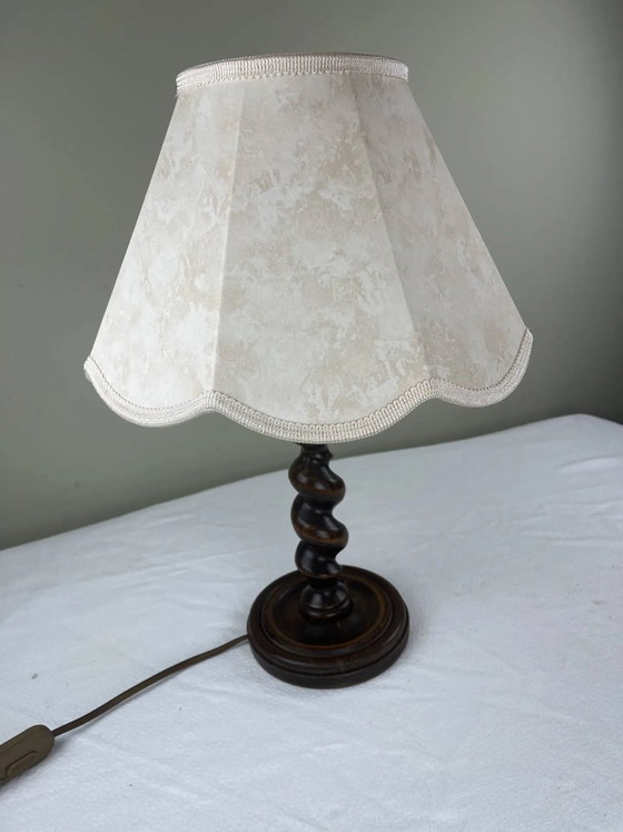 Turned wooden lamp – Table lamps (photo 12 of 14)