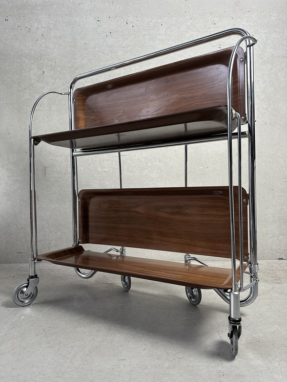 Image 1 of Carrello di servizio pieghevole vintage - Gerlinol