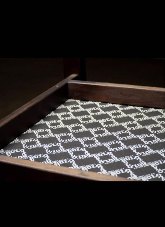 Image 1 of Sedie Bulo in pelle vintage – set da 6 – design belga