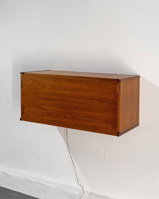 Mid Century Wall Desk or Bar by Beaver and Tapley, circa 1970, UK