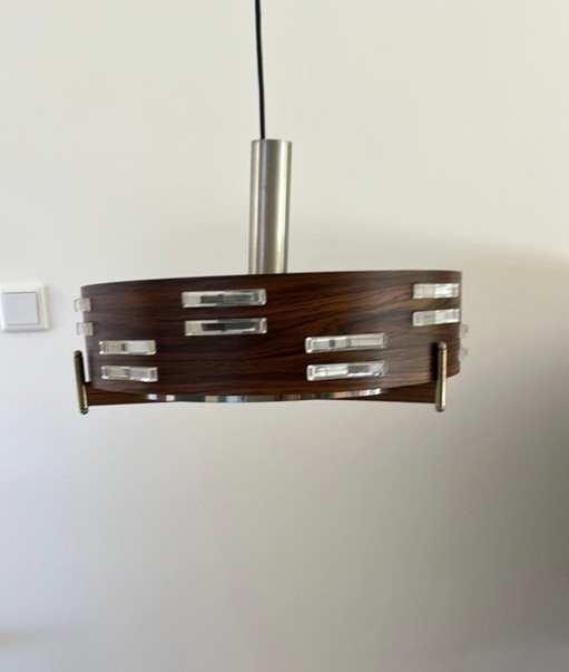 Lampada a sospensione in stile Space Age – hanglampen, Metal, Plastic