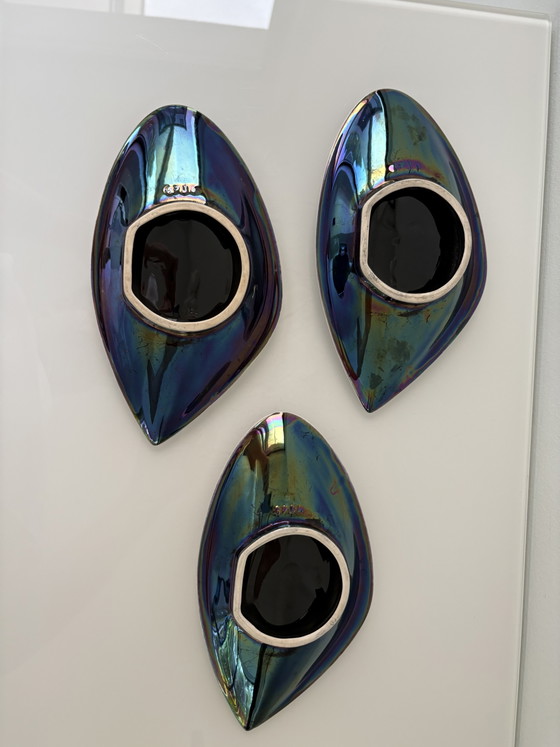 Set Van 3 Vintage 1960’s Verceram Schaaltjes, Model 6794, Frankrijk – Decoratieve objecten, Ceramic (photo 6 of 12)