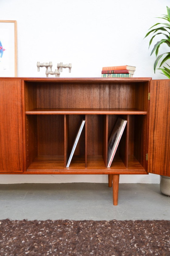 Image 1 of Børge Mogensen dressoir vintage teakhouten ladekast platenkast jaren 60