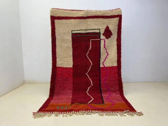 Handgefertigter traditioneller Teppich 250cm x 150cm Marokkanisch – Teppiche & Läufer, Wool (photo 2 of 11)