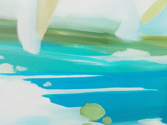 Acrylic Painting #Verde 150x100cm – joart, Paintings & Drawings, Canvas (photo 4 of 15)