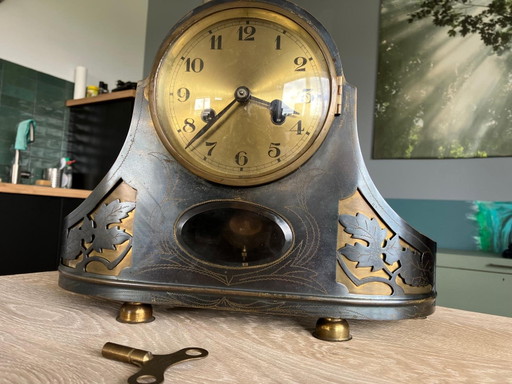 Penduleklok messing/koper
