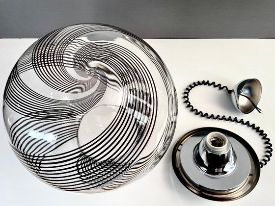 Image 1 of Murano art glass pendant light, Lino Tagliapietra attributable, 1970s.