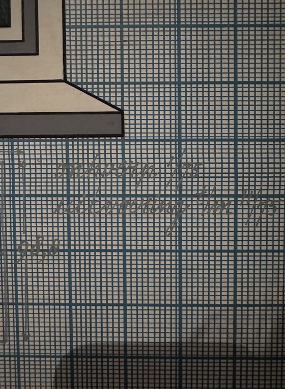 Image 1 of Ad Sinke kunstwerk artwork zeldzame vintage 1975