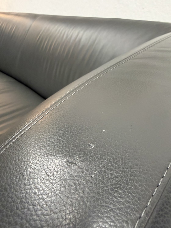 Image 1 of Leolux Flint Sofa, 2,5-Sitzer, Senso Grau Leder