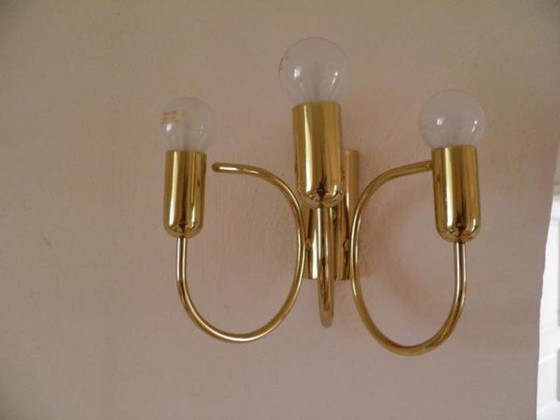Cosack Leuchten Brass Lamp Set 1970 Vintage – Wall lights (photo 5 of 6)