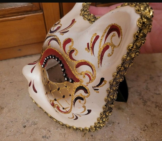 Image 1 of Origineel Venetiaans masker - kat - Carnaval van Venetië