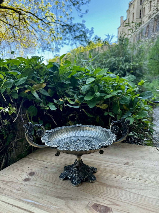Silver centrepiece from the Art Nouveau period. – Crockery, Metal (photo 12 of 15)