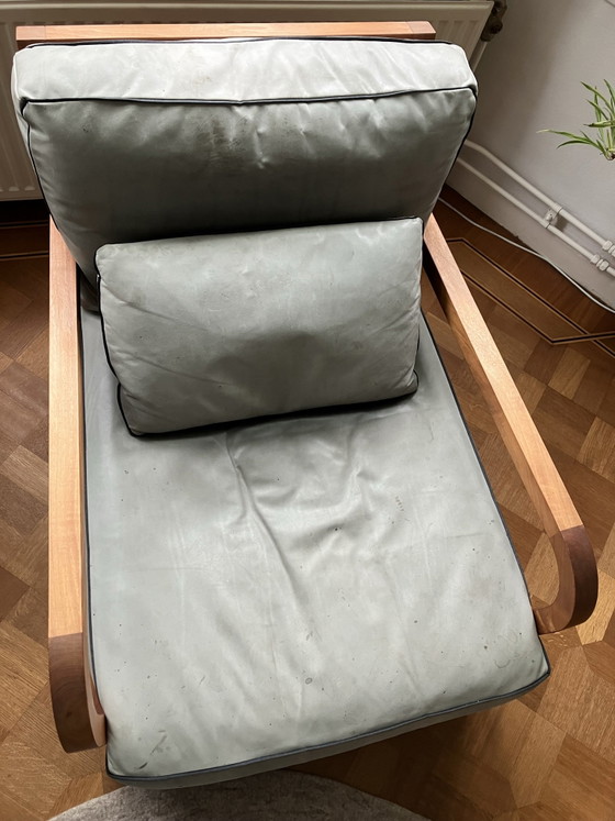 Fauteuil Dario de Te Linteloo – Cuir, Bois (photo 3 of 5)