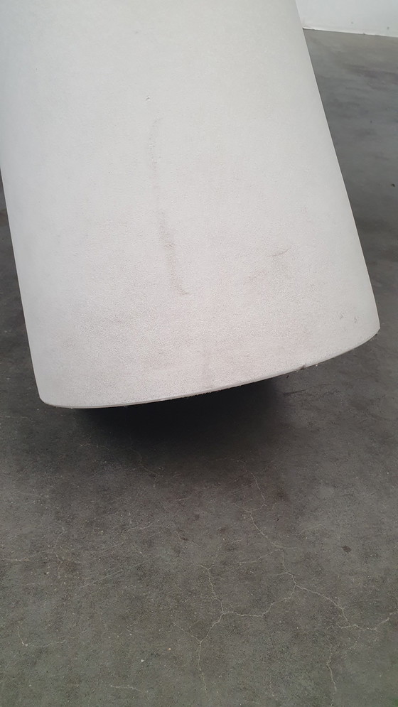 Image 1 of Moooi mesa contenedor + pie extra bajo blanco clásico diseño holandés mesa de jardín exterior/interior marcel wanders