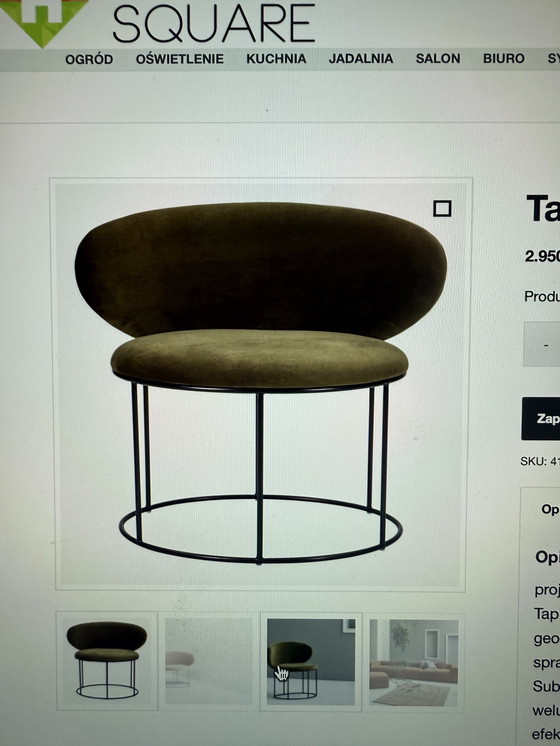 Image 1 of Bolia armchair green 2 pieces