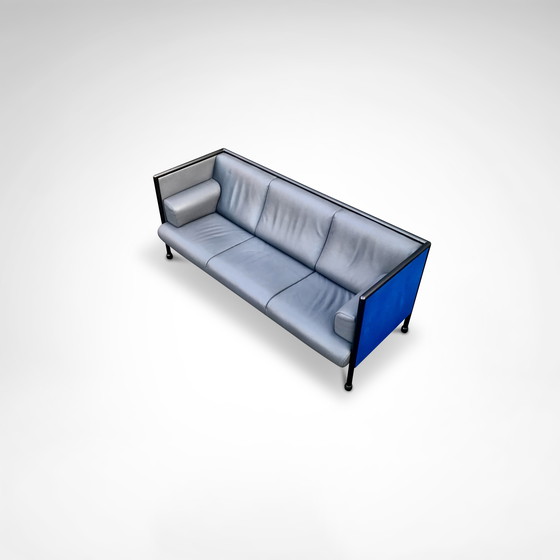 Image 1 of Postmodern Danube 850 3-Seater Sofa by Ettore Sottsass for Cassina 1992