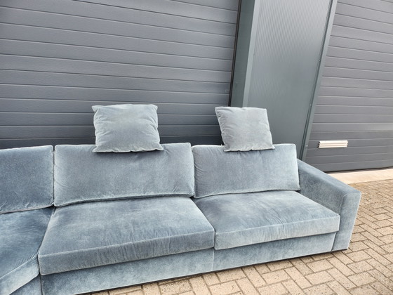 Image 1 of Bielefelder Werkstätten - Canapé d'angle Inspiration + fauteuil Polo - Comme neuf
