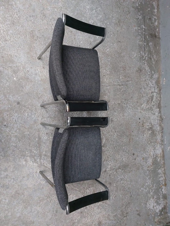 Image 1 of 2 x vintage gray armchairs