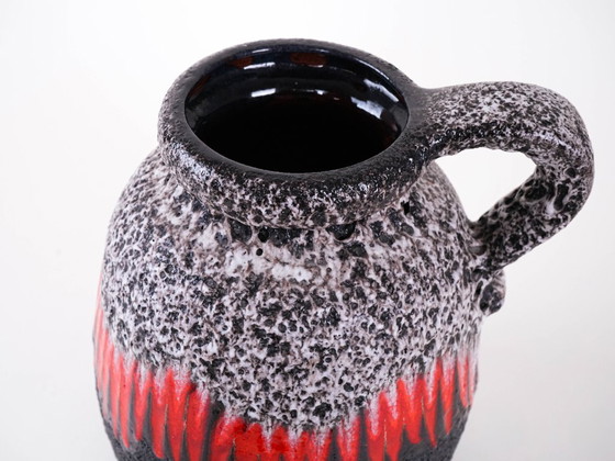 Image 1 of Ceramic vase Fat Lava, German design, 1960s, made in West Germany