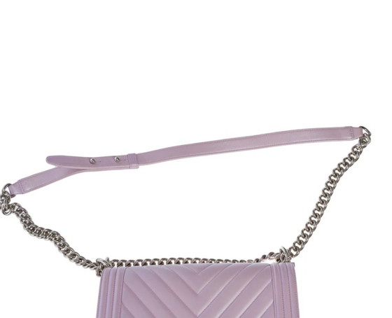 Image 1 of Borsa CHANEL Ragazzo in pelle viola - 101036