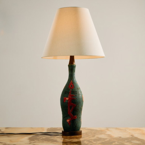 Image 1 of MK11590 Ceramic table lamp by Jiří Georges & Paul Pannier