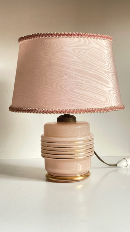 Clichy Glass Lamp, Art Deco