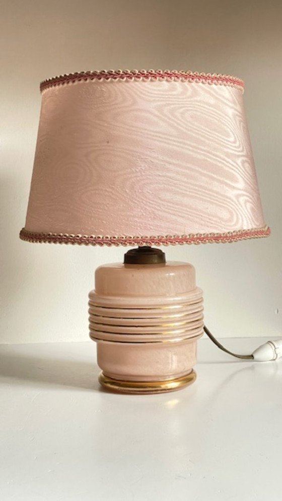 Image 1 of Clichy Glass Lamp, Art Deco