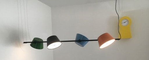 Marset Tam Tam 4 lámpara colgante multicolor