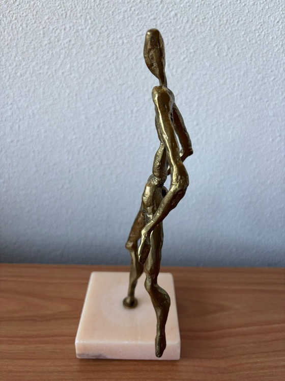 Statua moderna e slanciata in bronzo raffigurante un uomo nudo, alta 23,5 cm. – Sculture, Bronze (photo 4 of 5)