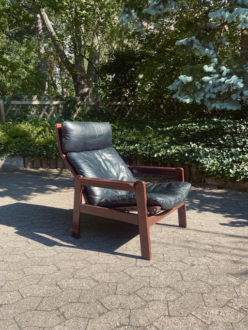 Westnofa Seltener Liegesessel aus Teakholz