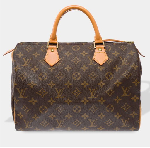 Sac LOUIS VUITTON Speedy en Toile Marron - 103438