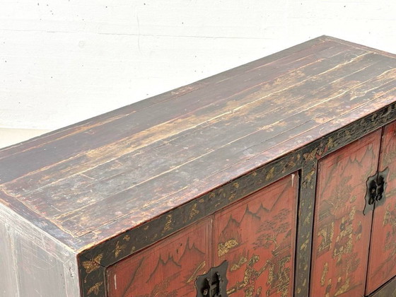 Image 1 of Cómoda de madera de olmo de la dinastía Qing, finales del siglo XIX