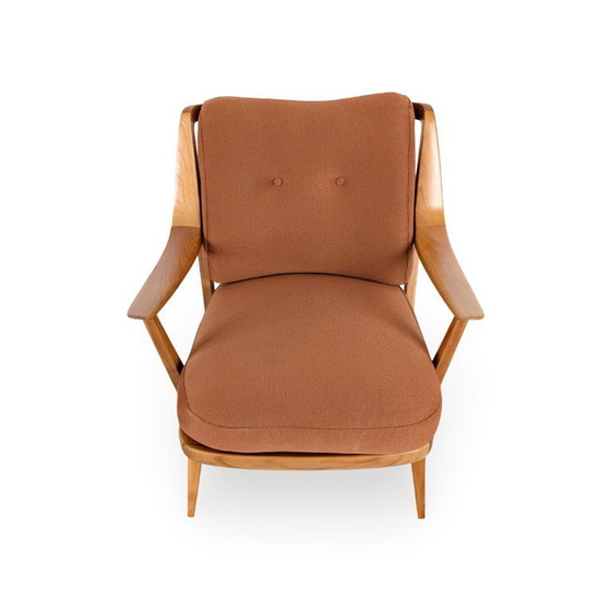 Image 1 of Originele Knoll Antimott fauteuil, vintage design, fauteuil uit het midden van de 20e eeuw.