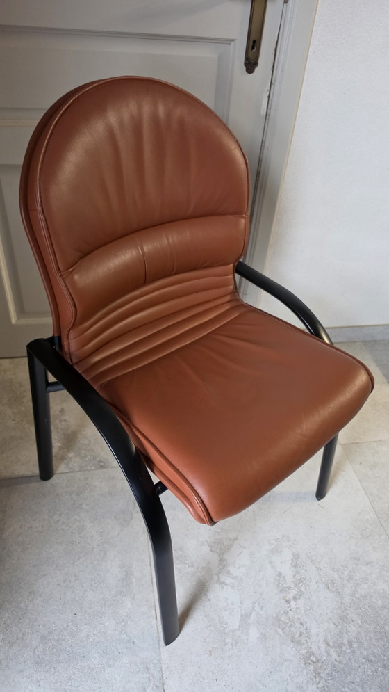 Image 1 of Sedia da ufficio Giroflex in pelle