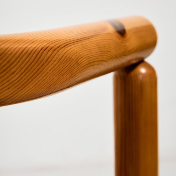 Image 1 of MK10982 Poltrona in pino di Rainer Daumiller per Hirtshals Savvaerk, Set di 2