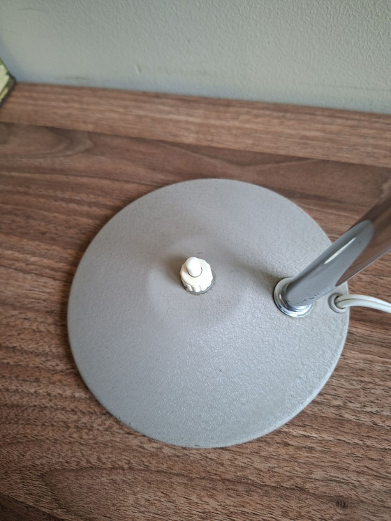 Aluminor Nice "Cocotte" Schreibtischlampe | 50er/60er Französisches Design, Tischlampen, Chrom, Metall (Foto 10 von 10)
