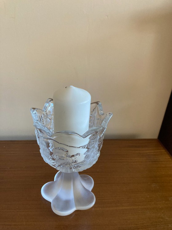 Image 1 of 2 x Walther Glass Winterland candle holders