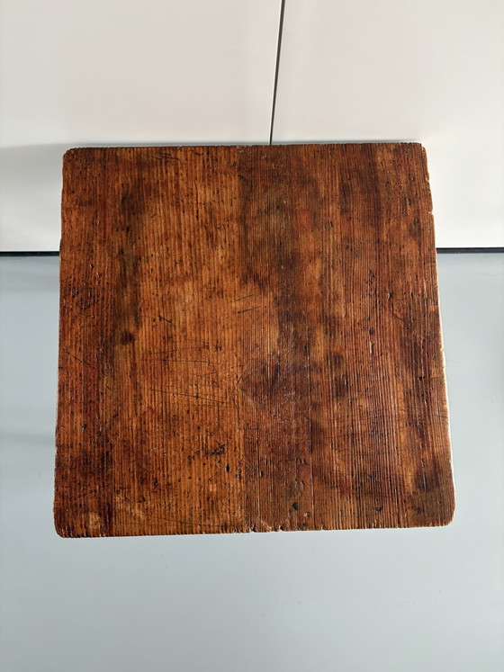 Rare table d'appoint/tabouret Thonet ancien - Avec étiquette d'origine (env. 1920-1940) – Tables d'appoint (photo 5 of 10)