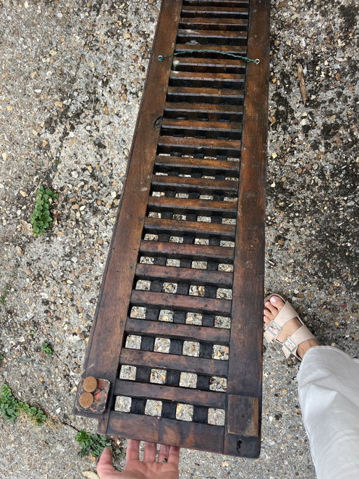 Vintage houten bootluik of toegangsluik – wanddecoratie, Wood (photo 2 of 5)
