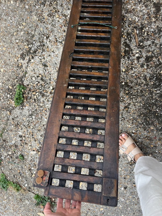Vintage houten bootluik of toegangsluik – Wanddecoratie, Wood (photo 2 of 5)